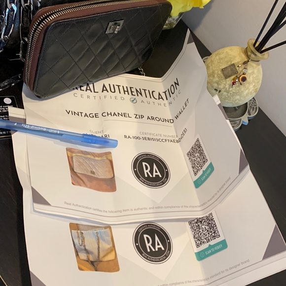 CHANEL LIGNE TOTE BAG 🌻LAMBSKIN CHAIN STRAP - Picture 16 of 17